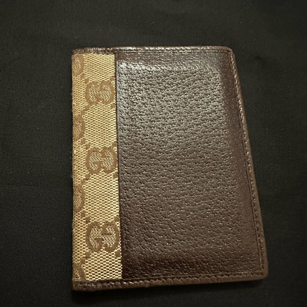 Authentic Gucci Brown and Tan Wallet